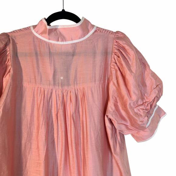 Tuckernuck Pomander Place Pink Puff Sleeve Beatrix Dress - Picture 7 of 8